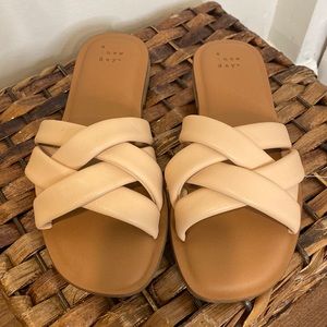 A new day flat slip on sandals